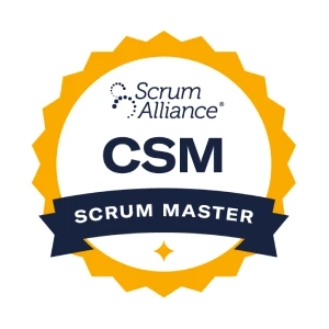 scrum alliance csm认证徽章