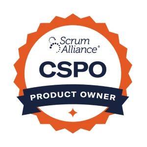Certified Scrum Product Owner（CSPO）认证徽章